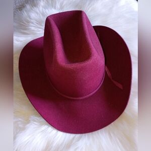 American Hat Company Maxi-felt Burgundy 7